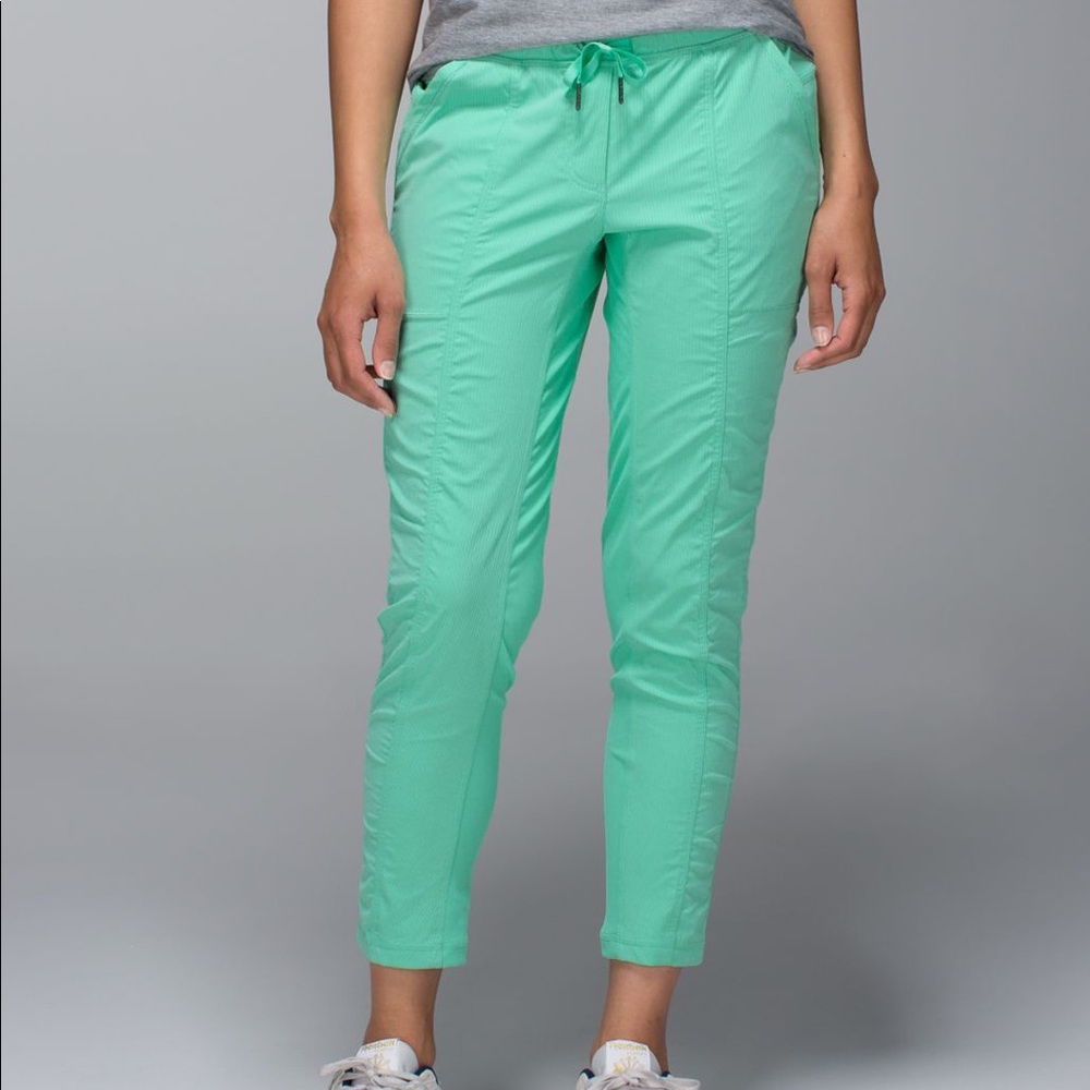 🌿 Lululemon Street to Studio Pant Lined Opal 8